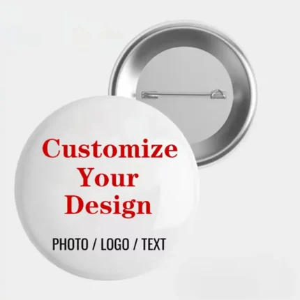 button backpack pinback badge