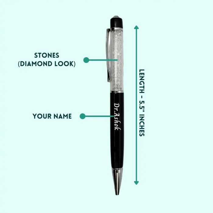 crystal stylus ball pen