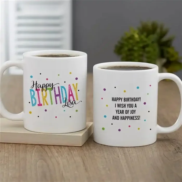 customizable birthday mug