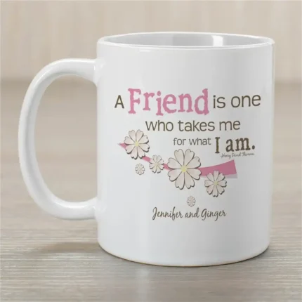 customizable friendship mug