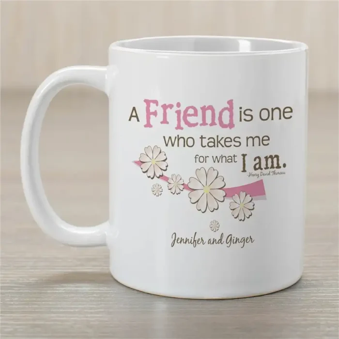 customizable friendship mug