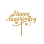 Happy Anniversary Cake Topper