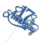 Happy Anniversary Cake Topper