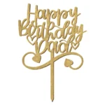 Happy Birthday Cake Topper