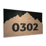 Personalized Wooden & Acrylic Door Sign