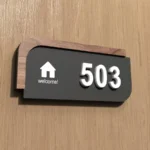 Personalized Wooden & Acrylic Door Sign
