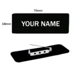 Name plate badge acrylic