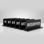 Reserved Table Plate